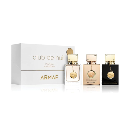 CLUB DE NUIT WOMEN + INTENSE WOMEN + MILESTONE 30ML PARFUM